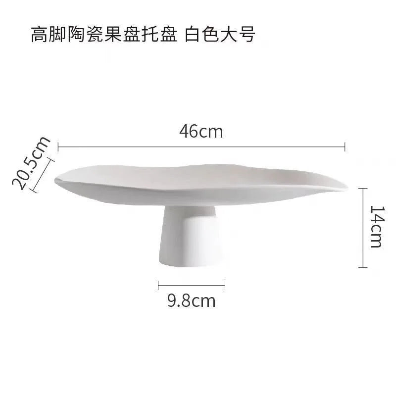 Afralia™ Geometric Resin Fruit Bowl Tray Home Decoration Accessories