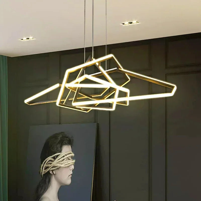 Afralia™ LED Pendant Chandeliers for Modern Home Decor & Indoor Lighting