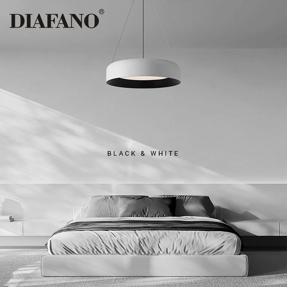 Afralia™ Round Ring LED Chandelier for Modern Minimalist Home Decor