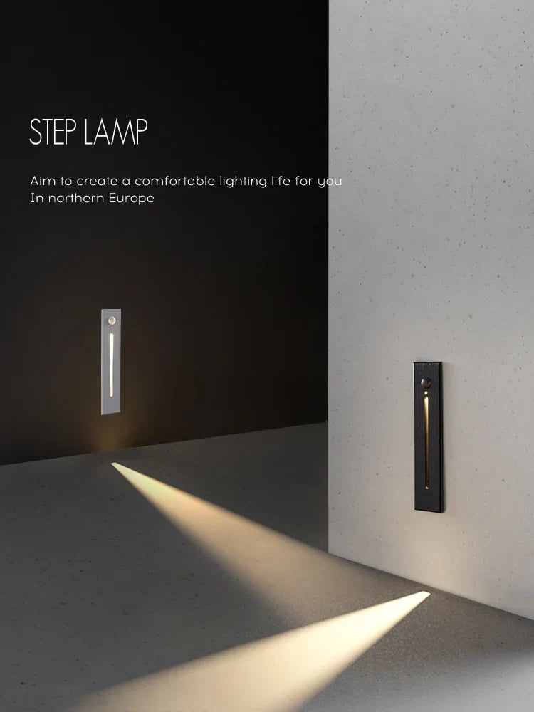 Afralia™ Smart Step Induction Lamp for Home, Embedded Hidden Corner Light