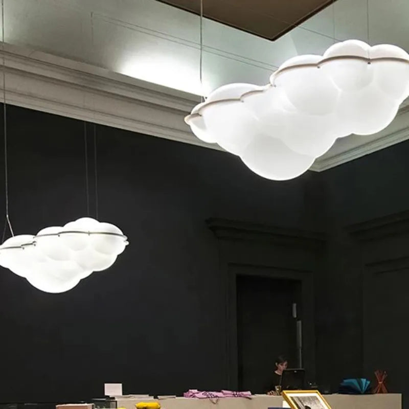 Afralia™ Nuvola LED Cloud Pendant Lamp - Nordic Style for Living Room and Bedroom