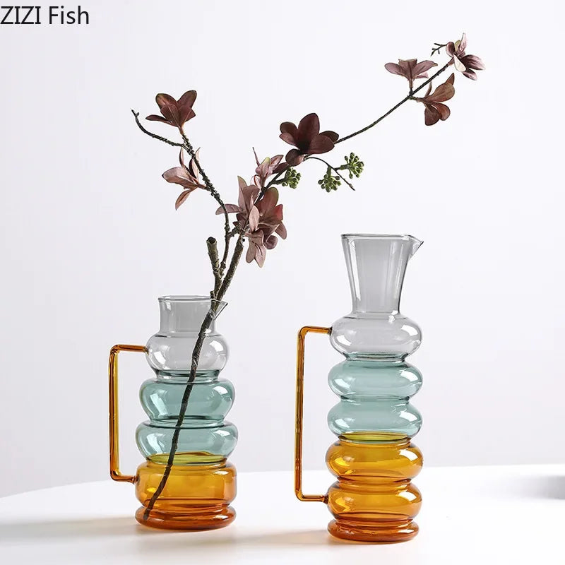 Afralia™ Bubble Glass Vase Hydroponics Plant Pot Table Decoration Floral Room Aesthetic Decor