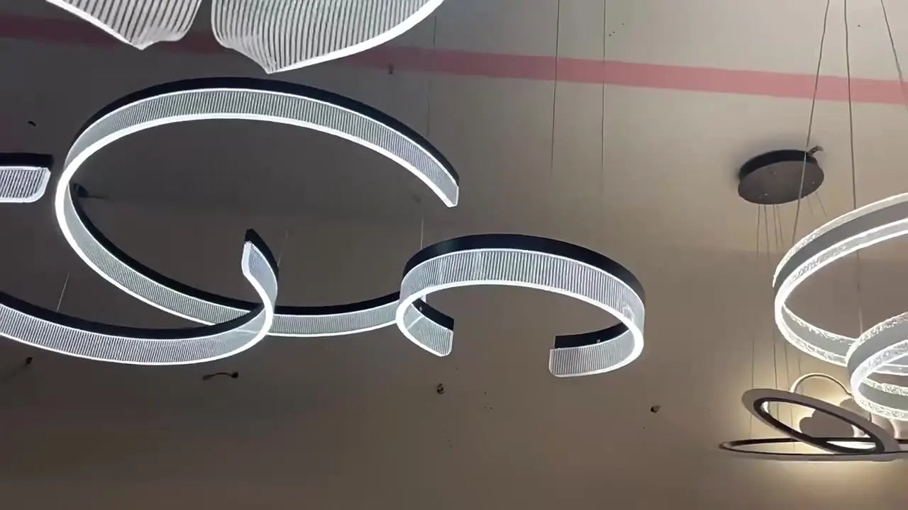 Afralia™ Modern Luxury LED Bedroom Ceiling Lamp