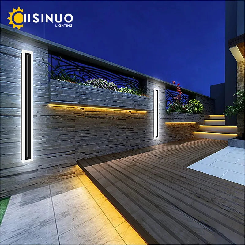 Afralia™ LED Outdoor Wall Lamp IP65 Waterproof Aluminum Lighting Fixture