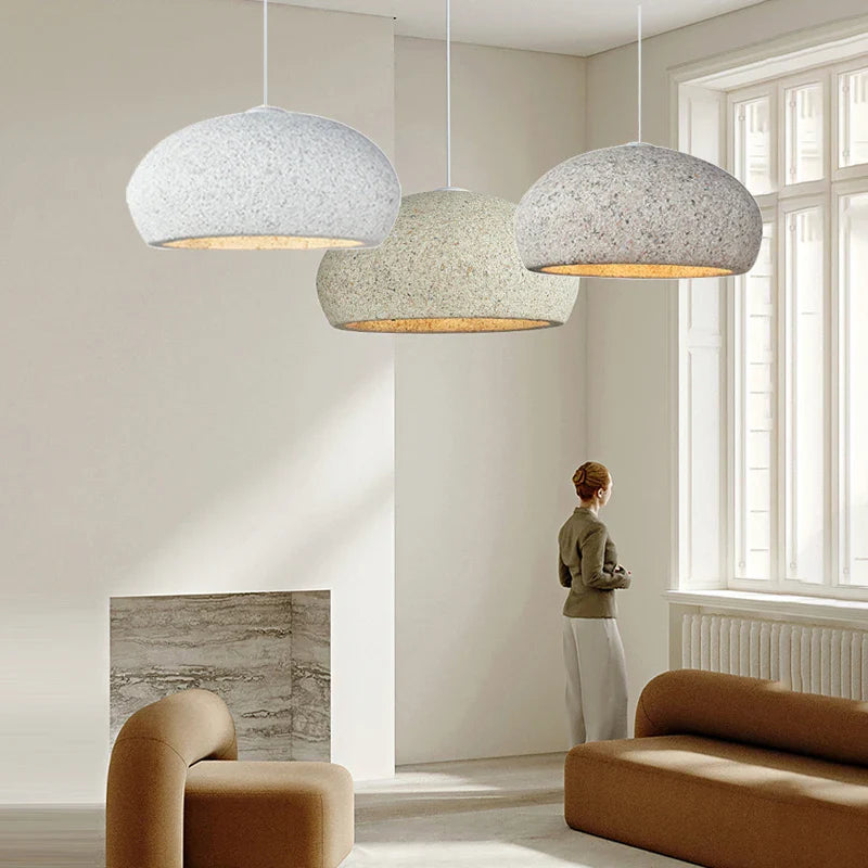 Afralia™ Nordic Minimalist Wabi-Sabi Wind LED Pendant Lights for Dining Room and Bar