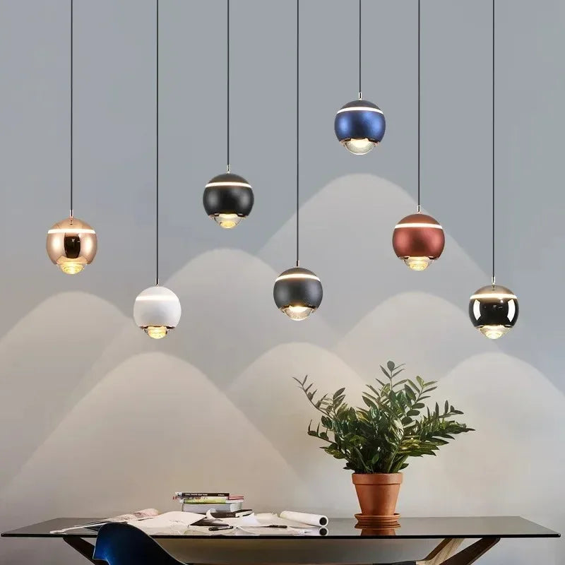 Afralia™ LED Bedside Pendant Light for Minimalist Home Decor