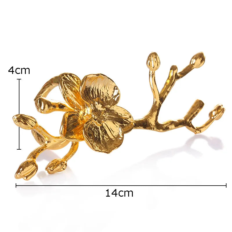 Afralia™ Stainless Steel Napkin Rings for Dining Table and Restaurant, Set of 2