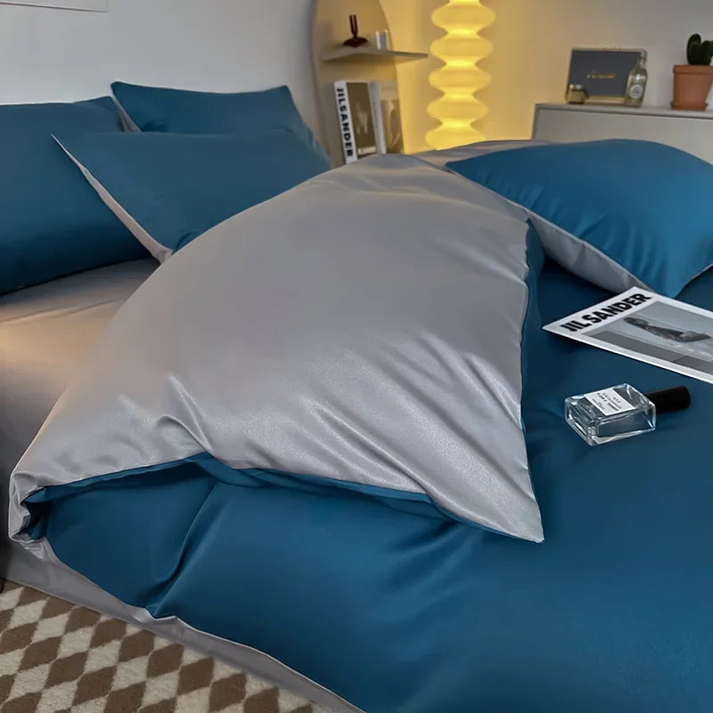 Afralia™ Summer 2025 Nude Skin-Friendly Bed Sheet Set for Double-Sided Sleeping