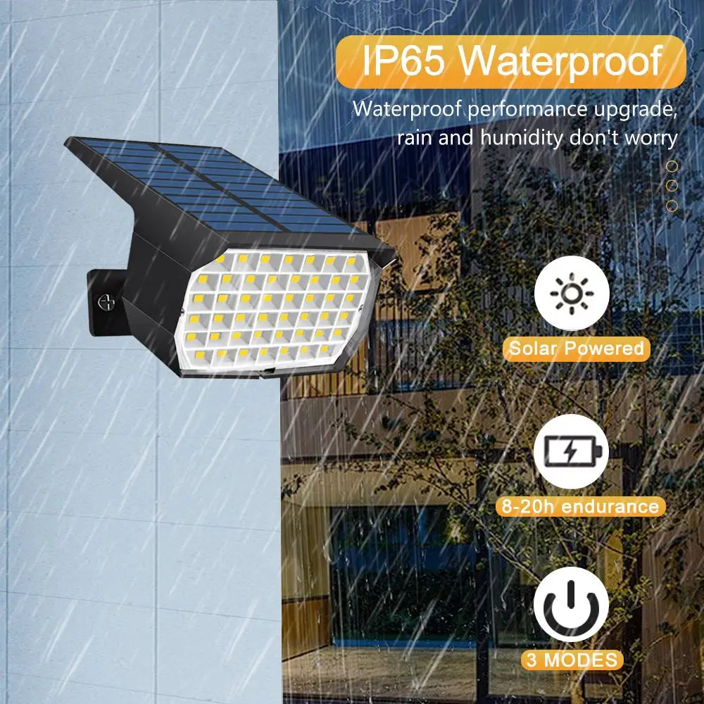 Afralia™ Solar LED Outdoor Spotlights 3 Modes Waterproof for Garden Walkway