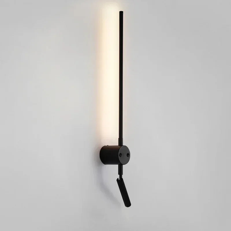 Afralia™ Black LED Wall Lamp for Bedroom Living Room Stairs Dining Hallways