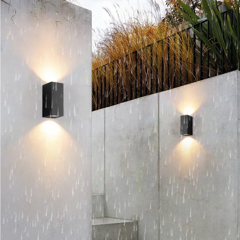 Afralia™ Outdoor Villa GU10 Wall Light for Courtyard, Balcony, Corridor