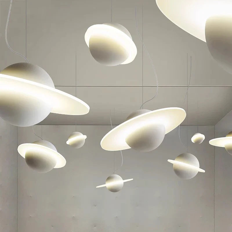 Afralia™ LED Staircase Chandelier | Modern Pendant Lights for Living Room Decor