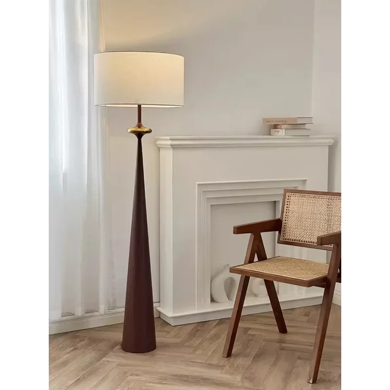 Afralia™ Minimalist Wood Floor Lamp for Living Room - Large Vertical Light