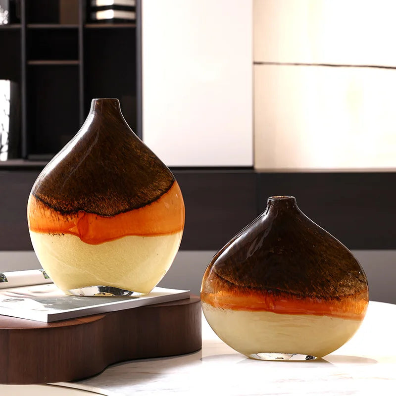 Afralia™ Gradient Glass Vase Hydroponics Terrarium Flower Home Decor