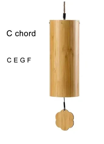 Afralia™ Bamboo Chord Wind Chimes: Handmade Musical Outdoor Decor for Garden and Home