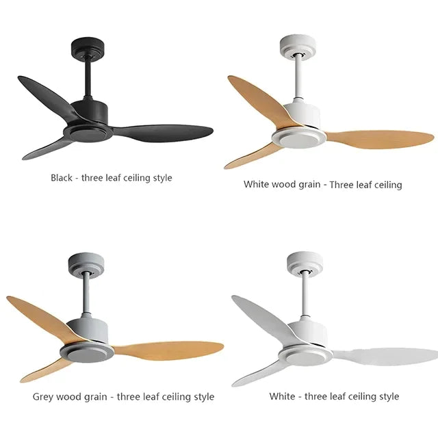 Afralia™ 42" Black Industrial Style Ceiling Fan with Remote Control