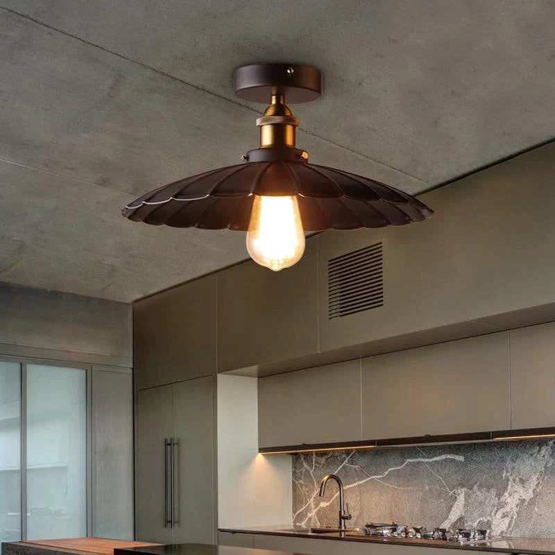 Afralia™ Vintage Rustic Chandelier Industrial Ceiling Lamp Retro Attic Interior Lighting