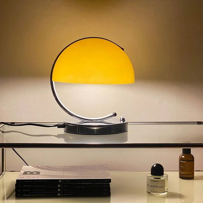 Afralia™ Glass Table Lamp: Nordic Minimalist Retro Light for Bedroom, Restaurant, or Bar