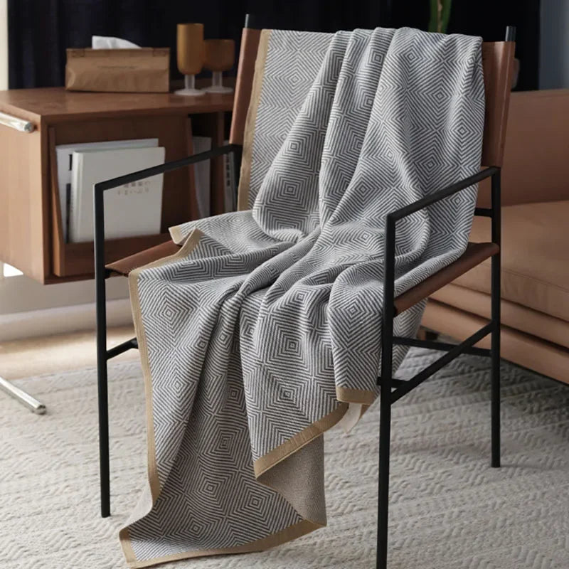 Afralia™ Nordic Knitted Thread Blanket - Cozy Sofa Throw for Stylish Home Decor and Ultimate Comfort
