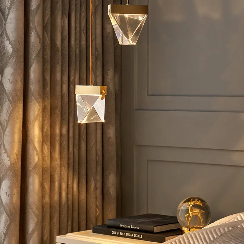 Afralia™ Crystal Chandelier: Nordic Luxury Pendant Lights for Dining Room, Study Room, Kitchen & Bedroom