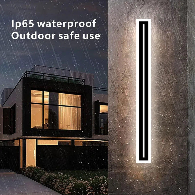 Afralia™ LED Outdoor Wall Lamp IP65 Waterproof Aluminum Lighting Fixture