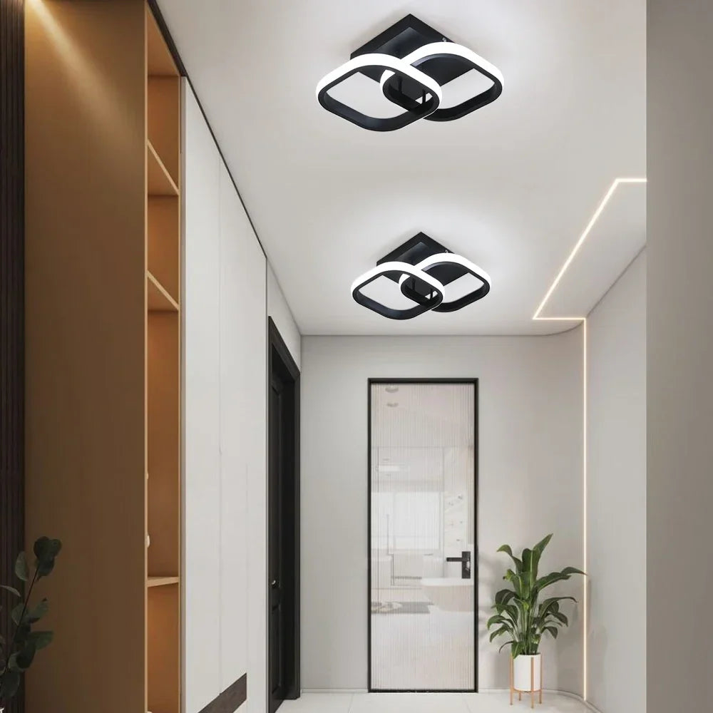 Afralia™ Acrylic LED Ceiling Lamp: Modern Home Decor Lighting for Bedroom, Corridor, Balcony