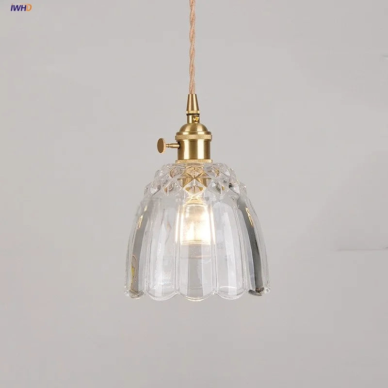 Afralia™ Glass Knob LED Pendant Lamp for Living Room, Restaurant, Coffee - Nordic Modern Design
