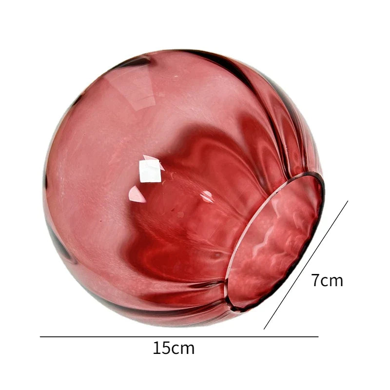 Afralia™ Glass Ball Pendant Lamp Stained Wall Fixture Decor Accessories