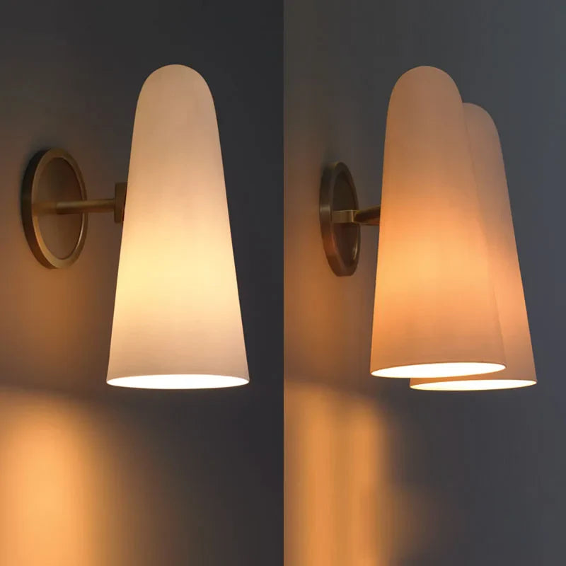 Afralia™ Copper Wall Lamp: Luxury Nordic Style for Living Room Bedroom Bedside, Restaurant Corridor.