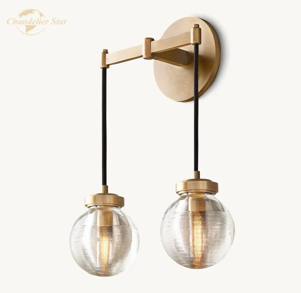 Afralia™ Crystal LED Wall Sconce: Elegant Bedroom Living Room Bathroom Lighting Fixtures