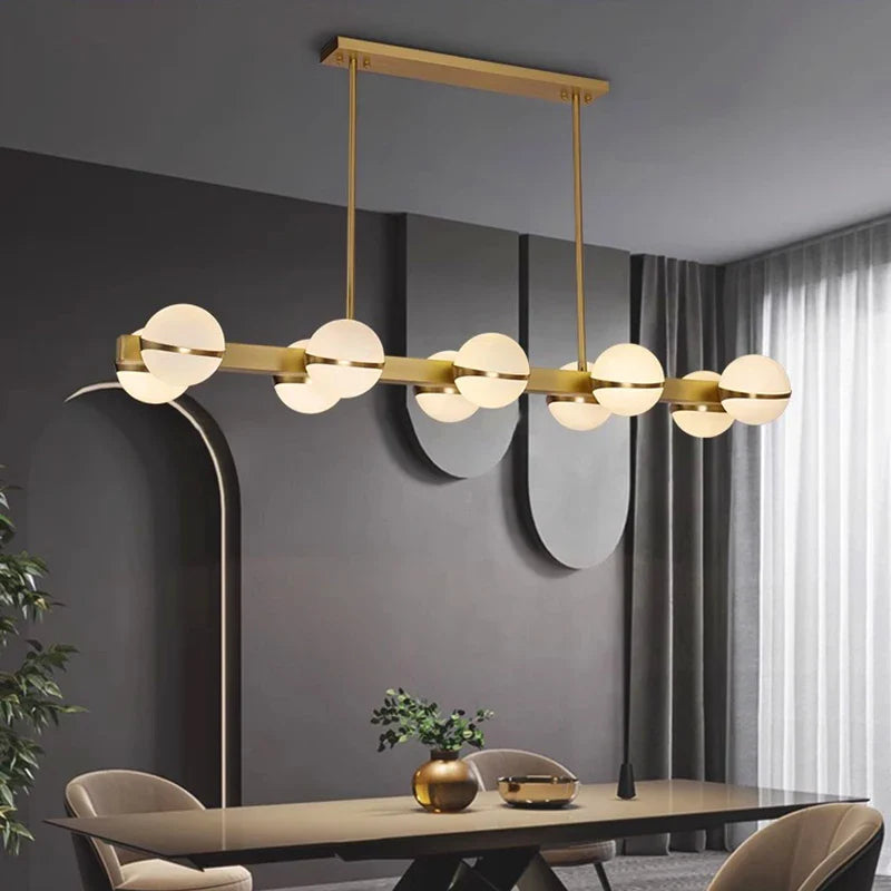 Afralia™ Modern LED Pendant Light Chandeliers for Living Room and Dining Room