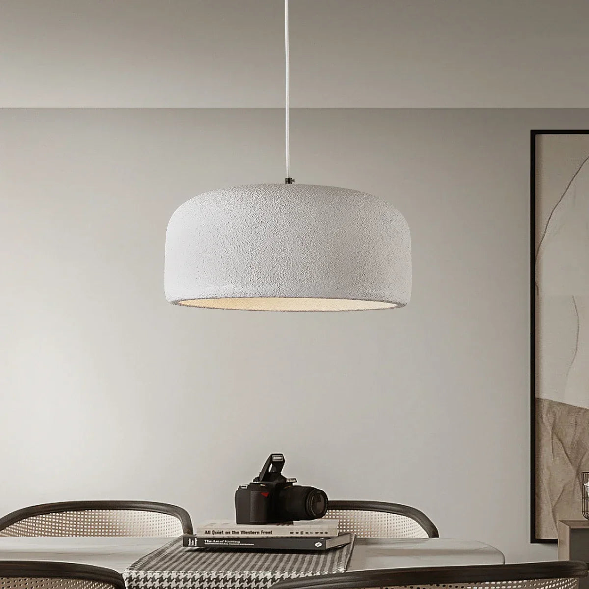Afralia™ Nordic Wabi Sabi LED Pendant Lamp for Bar Restaurant Loft - Minimalist Design