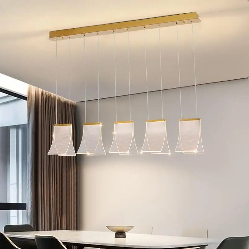 Afralia™ Nordic Dining Room Pendant Light Chandelier Ceiling Lamp for Indoor Living Room