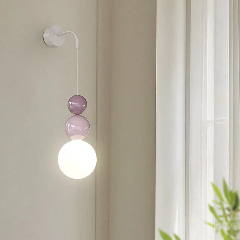Afralia™ Modern Cream LED Wall Lamp for Home Decor, Living Room, Bedroom, Indoor Lighting