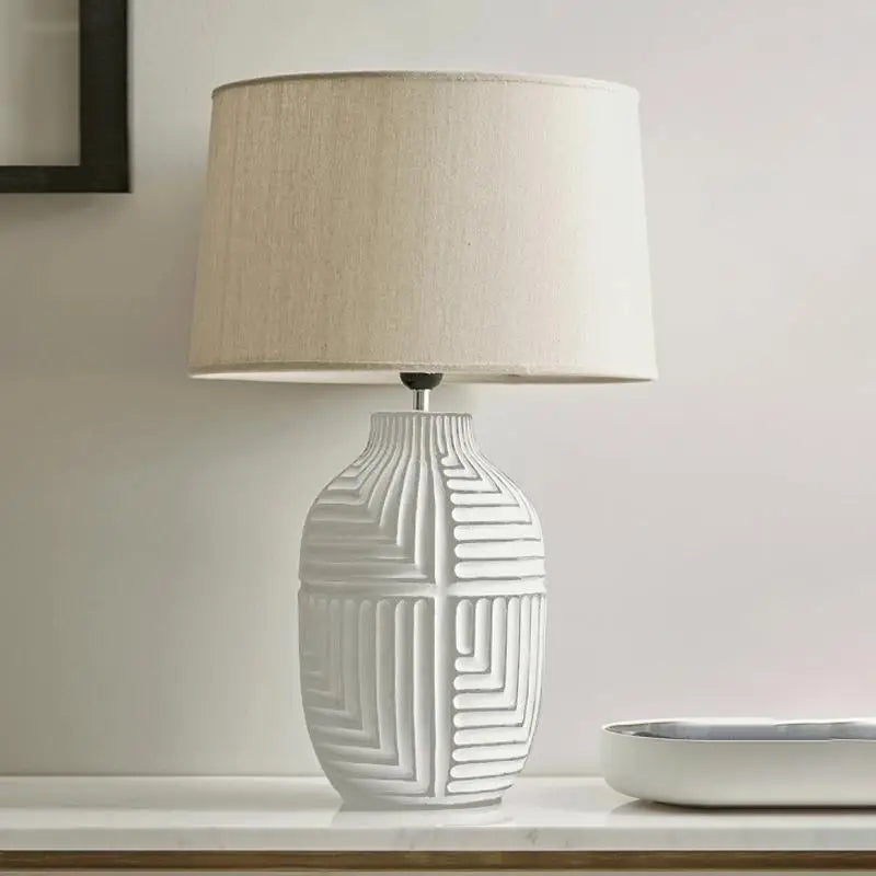 Afralia™ Ceramic Table Lamp for Retro Villa Living Room Decor