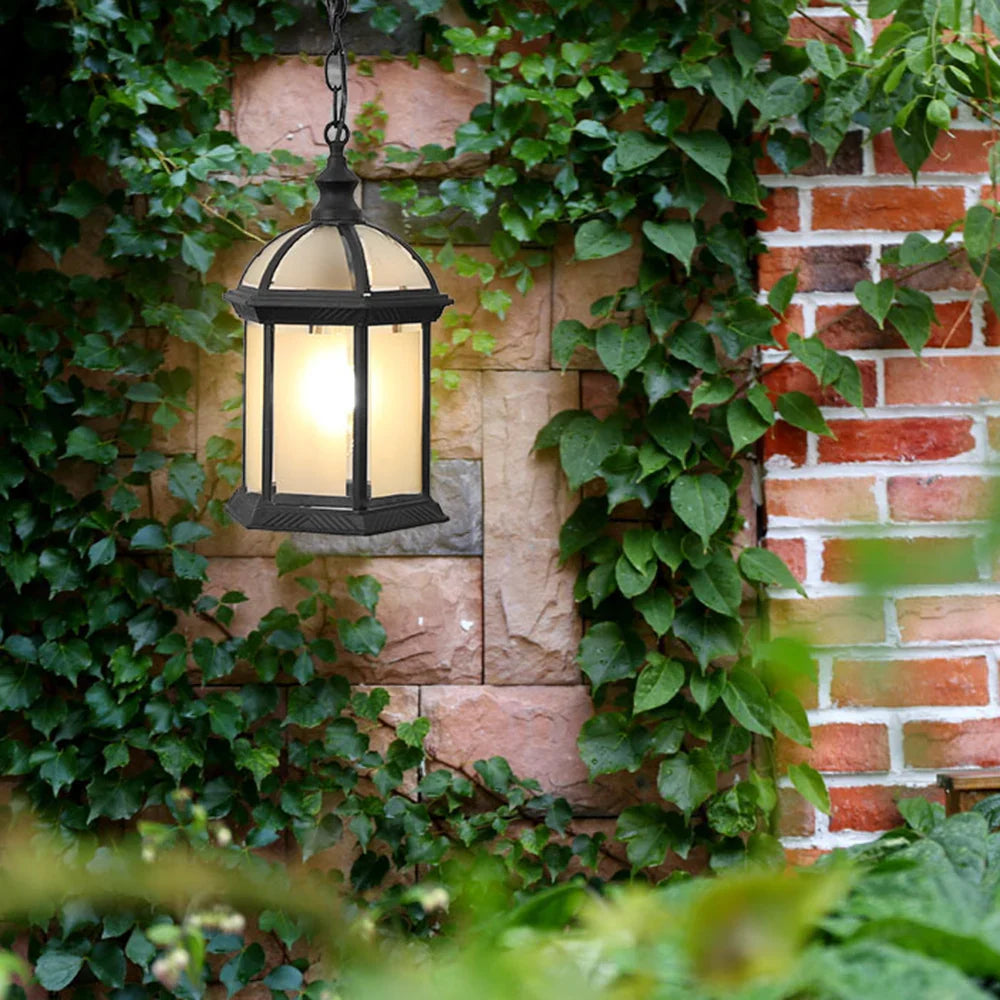 Afralia™ Waterproof Outdoor Chandeliers: European Retro Garden Wall Lights for Villa and Gazebo