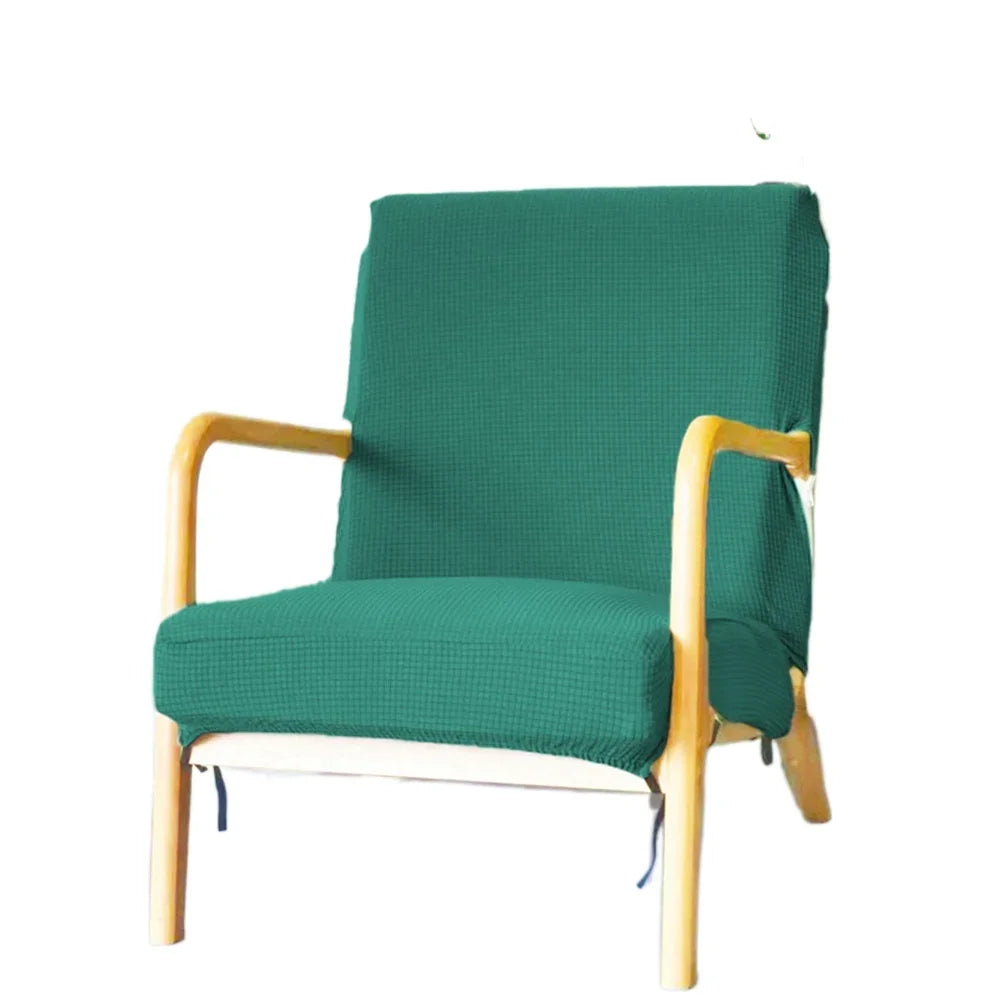 Afralia™ Jacquard Elastic Seat Cover Slipcover for Dining Room and Office Chairs