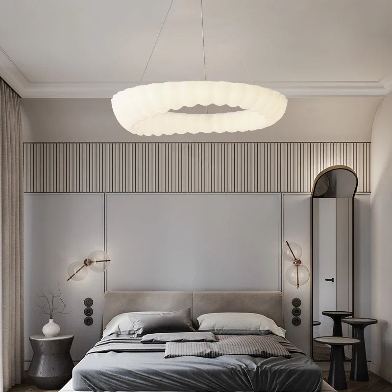 Afralia™ Modern Luster Chandelier with Backlight Effect for Living Room, Bedroom, Dining Room