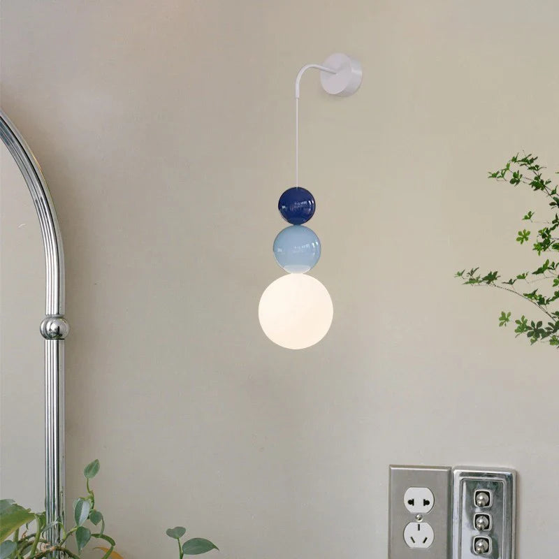 Afralia™ Modern Cream LED Wall Lamp for Home Decor, Living Room, Bedroom, Indoor Lighting