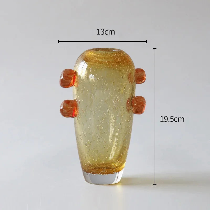 Afralia™ Creative Bubble Glass Vase Hydroponics Desk Decoration Artificial Flowers Room Decor