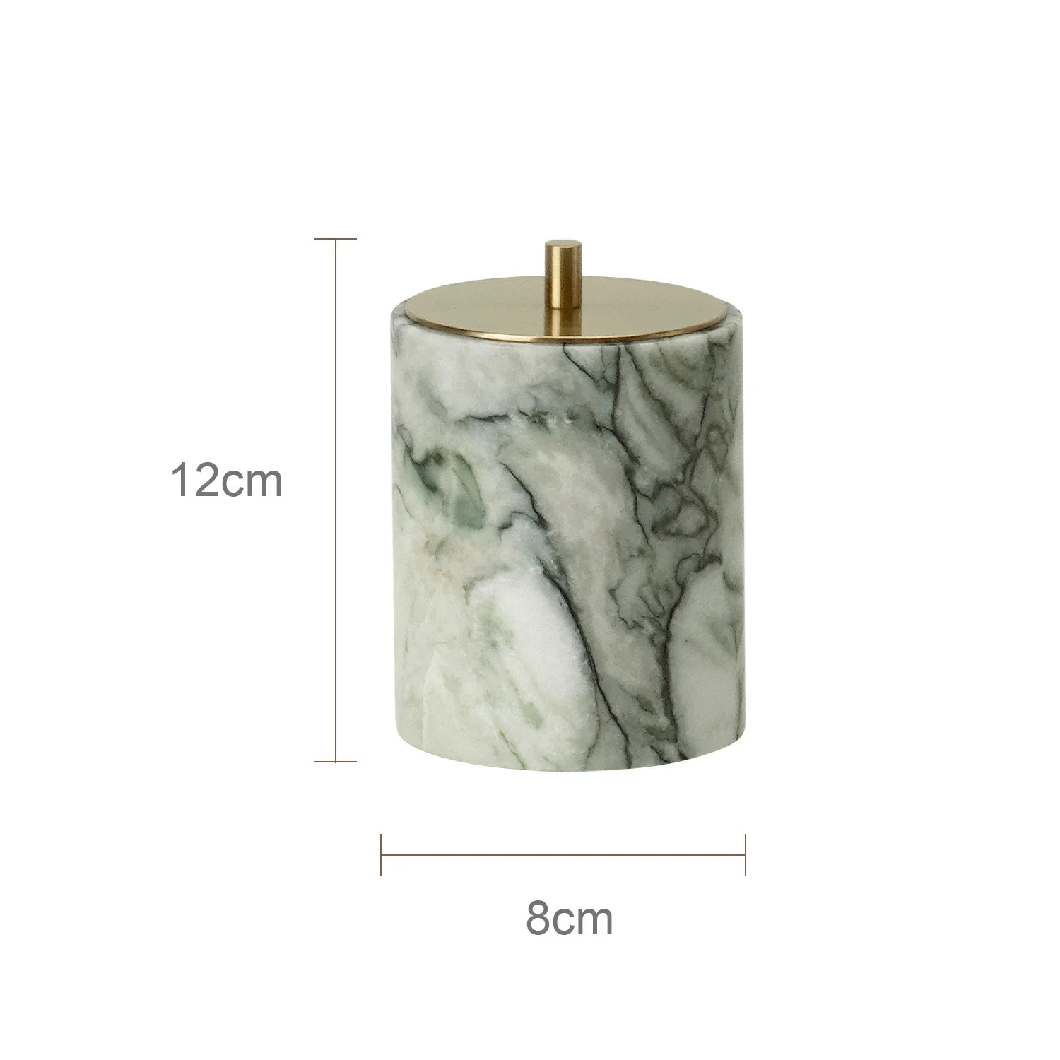 Afralia™ Emerald Marble Bathroom Set Luxury Accessories Vanity Tray & Reed Diffuser