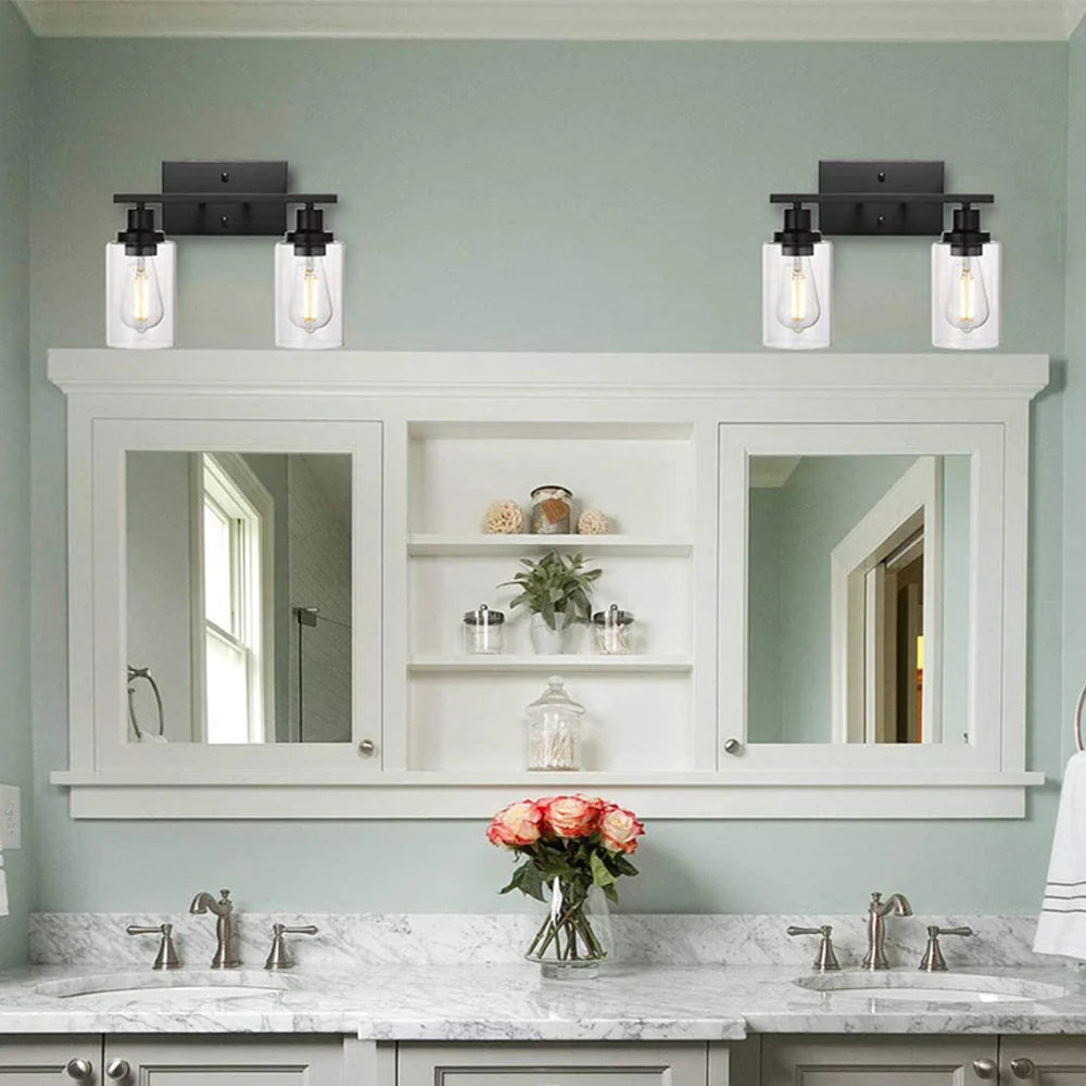 Afralia™ Glass Wall Lamp: Nordic Industrial LED Sconce for Living Bedroom, Kitchen, Dining - Modern Indoor Lighting