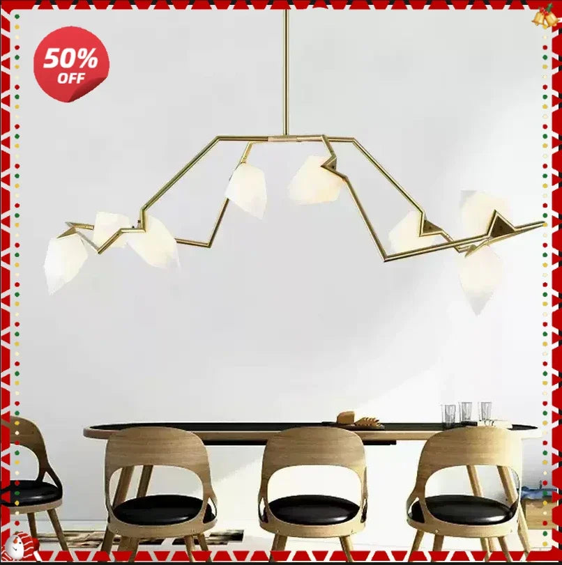 Afralia™ Gold Chandeliers: Luxurious Lighting for Indoor Living Space & Restaurant Decoration