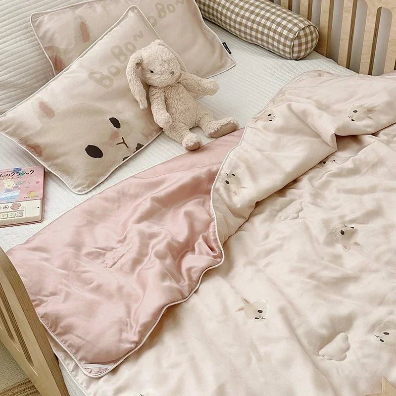 Afralia™ Silky Lyocell Summer Quilt: Soft & Cooling Comforter for Children & Adults