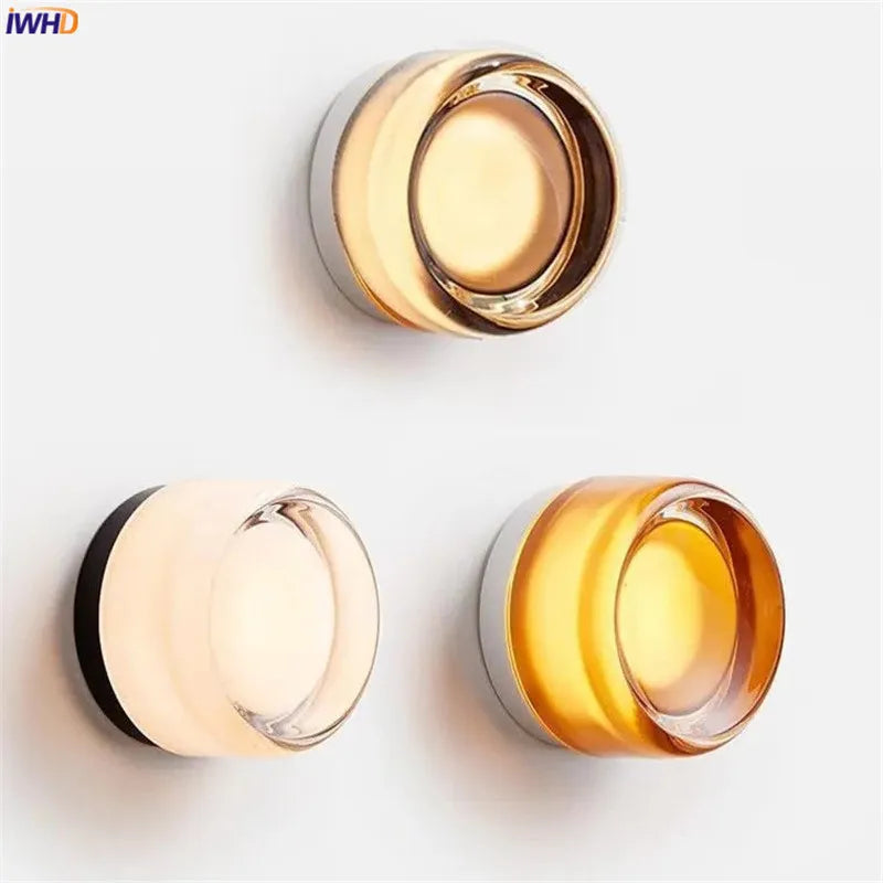 Afralia™ Nordic Moon LED Wall Light for Bedroom Living Room Stair Lights Indoor Decor