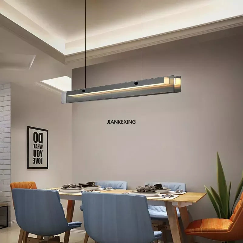 Afralia™ Minimalist LED Chandelier for Living & Dining Room Decor