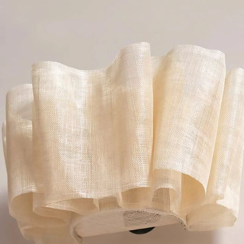Afralia™ Nordic Vintage Fabric Chandelier Pendant Lights for Home Decor