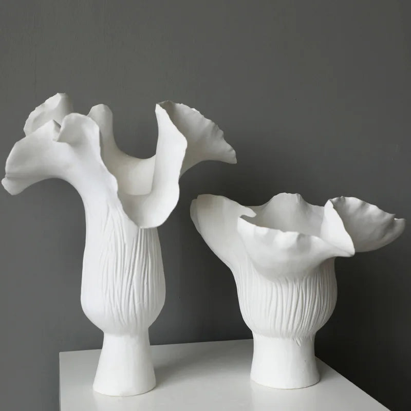 Afralia™ Ceramic Flower Vase for Home Decor and Floral Arrangements