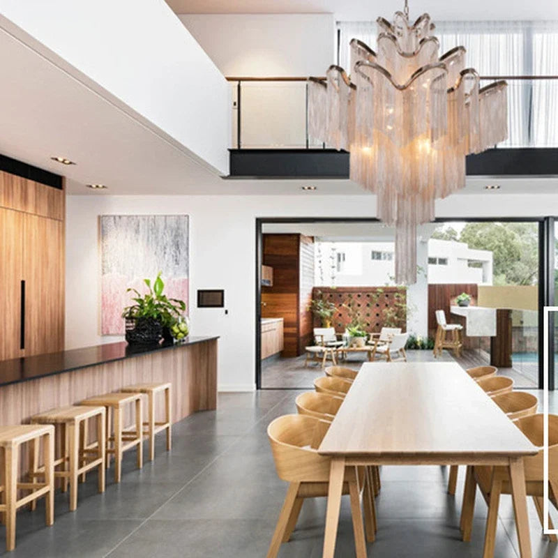 Afralia™ Luxury Tassel Chandelier: Modern Design for Home Decor Lighting