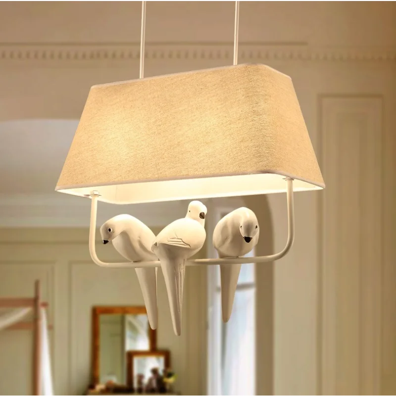 Afralia™ Nordic Bird Chandelier: Industrial Style Pendant Lamp for Bar, Bedroom, and Kids Room